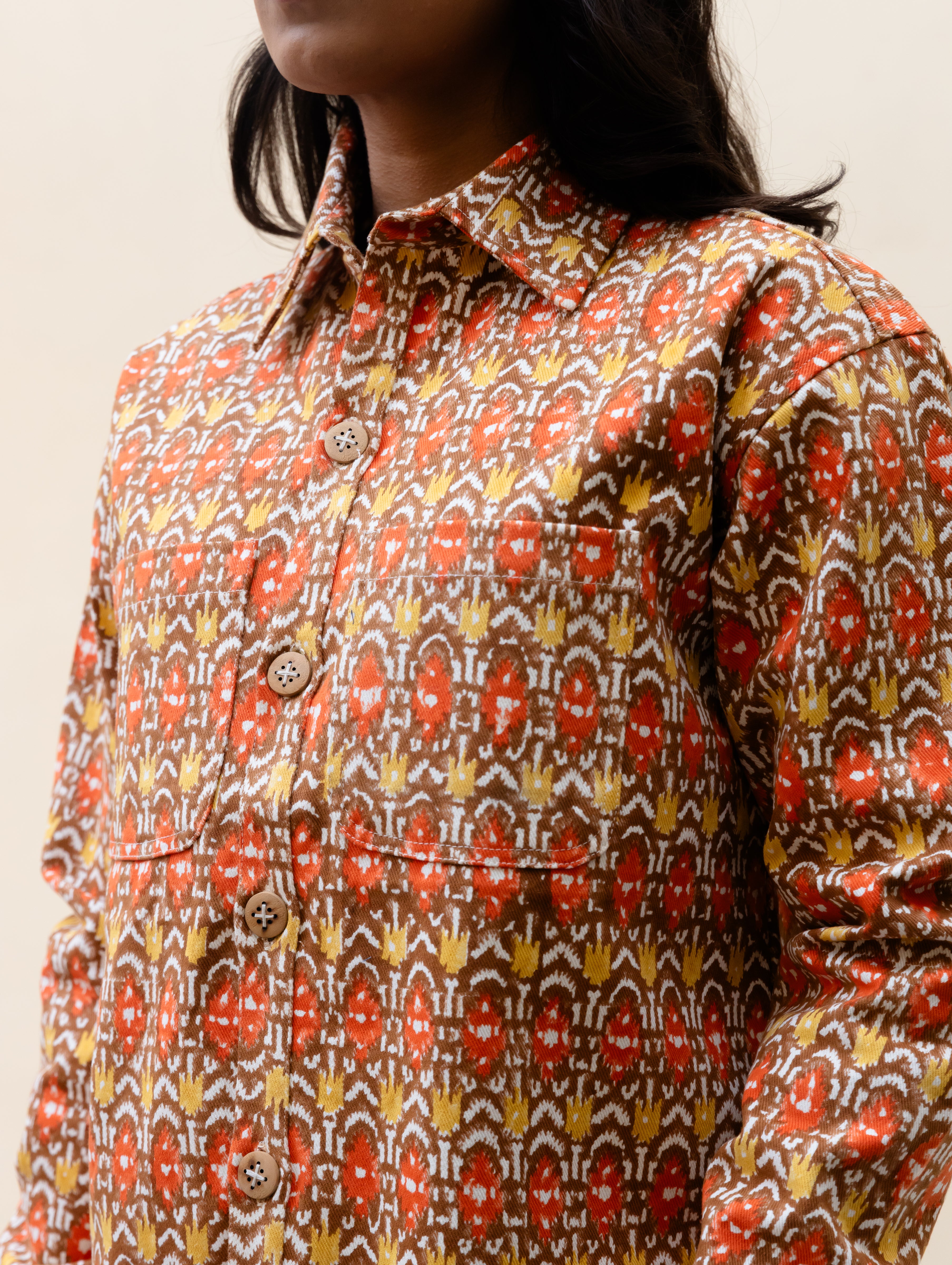 IKAT Button up Shirt