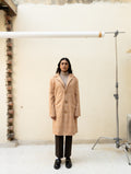 Geometric Plus Trench Coat